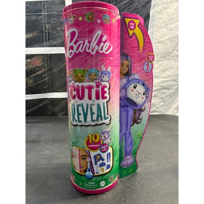 Barbie Cutie Reveal Costume Animal Series Doll with 10 Surprises HRK26 NEW