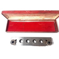 6” Sine Bar Wide 1.25 X .5” Hardened Ground Plate & Center Rolls in VGC