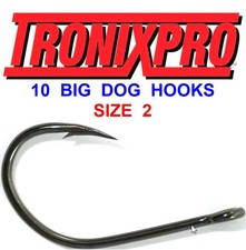 TRONIX BIG DOG HOOKS SIZE 4FOR GAME COARSE SEA BOAT FISHING BEACHCASTER ROD RIGS