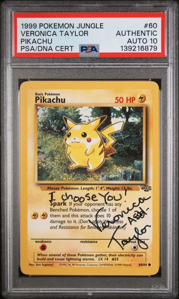 Preços baixos em Pikachu Pokémon TCG Autenticador Esportivo