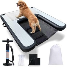 GZYSINFLA Inflatable Large Dog Water Ramp Float Floating Ramp-Swimming Pets Up