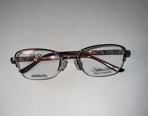 Sophia Loren Gold Zyloware Brillengestell 50 - 1006350 Goldrand Petite Fit