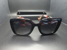 BURBERRY BE 4284 3803T3 Black Square Sunglasses Grey Gradient