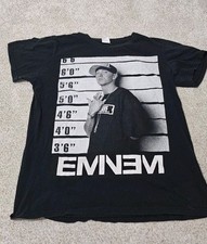 Rare Eminem Gift For Fan Cotton Black Size Large Unisex T-Shirt