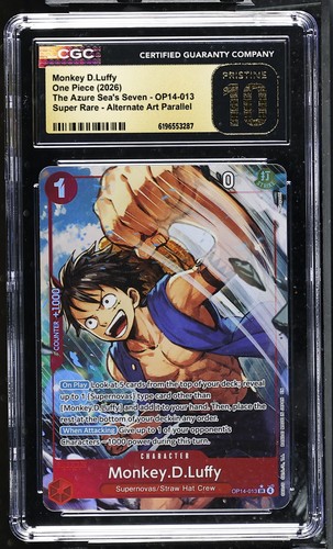 Monkey.D.Luffy (Alternate Art) graded CGC 10 for sale on eBay