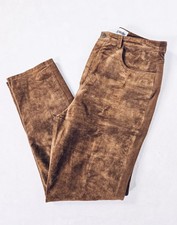 Bagatelle Vintage Brown Leather Straight Leg Pants Size 10