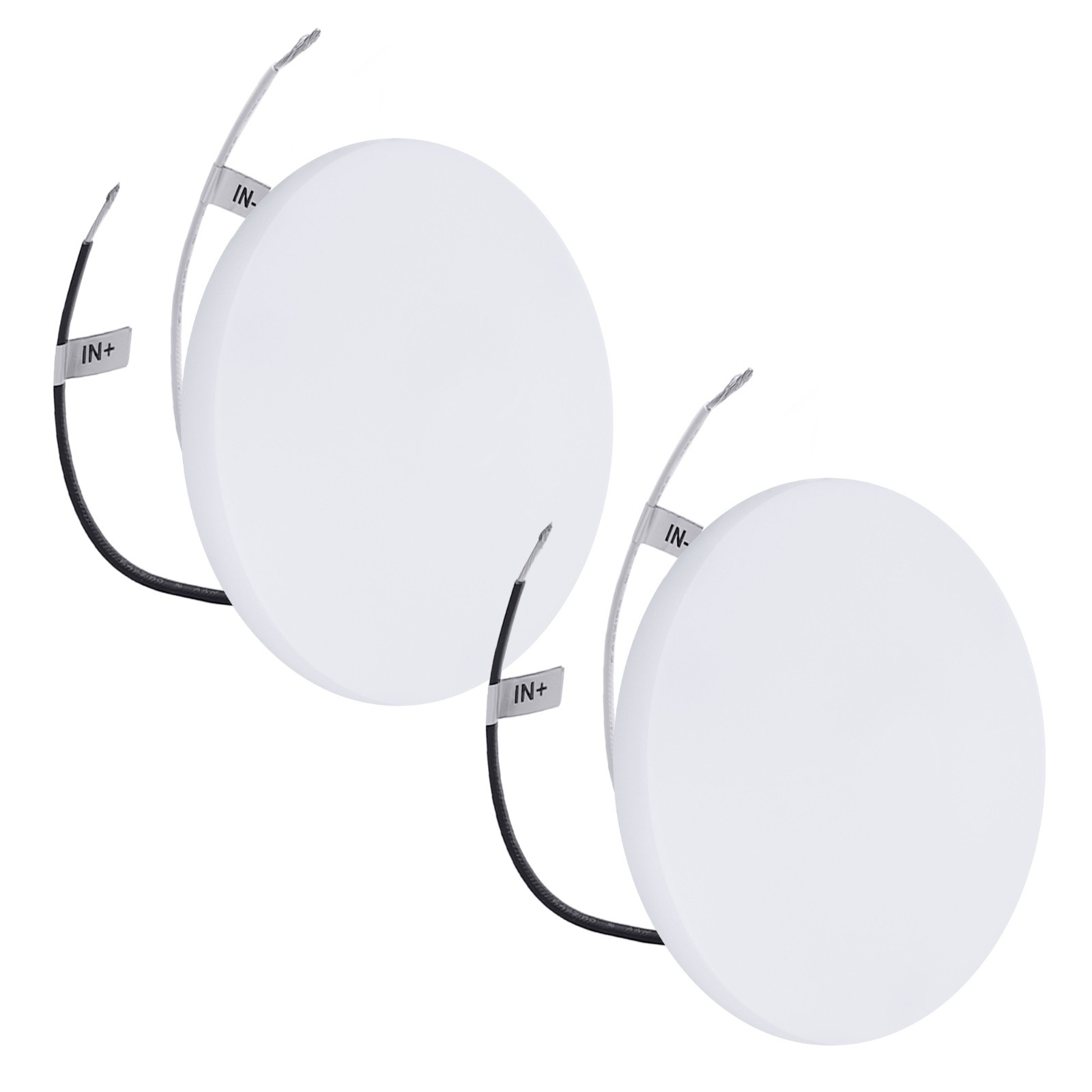 Facon 4.5" LED RV Puck Light  2Pack 12V Dome Light for RVs, Motorhomes, Campers