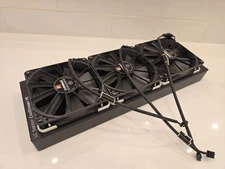 EKWB EK-CoolStream PE 360 Radiator Slim Black + 3x Noctua Chromax 1500RPM