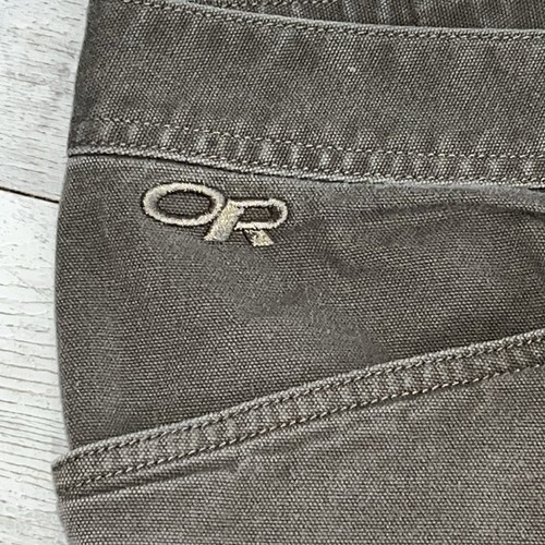 Outdoor Research Deadpoint Shorts Mens 36 Khaki Brown Flex Canvas Trail Hiking - Picture 4 of 16