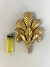 ANTICO FREGIO LEGNO foglia oro DECORO PALMA RAMAGE EPOCA 1800