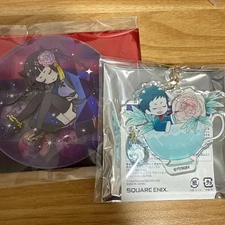 Black Butler Black Label Liu Aineko Acrylic Keychain Teacup Coaster Set