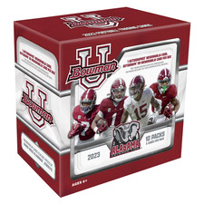 2023 Bowman U University Alabama Crimson Tide Football Factory Sealed Hobby Box