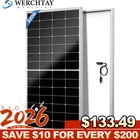 300W Mono Solar Panel 12V/24V RV Home Off-Grid Car Caravan PV Boat Power Module