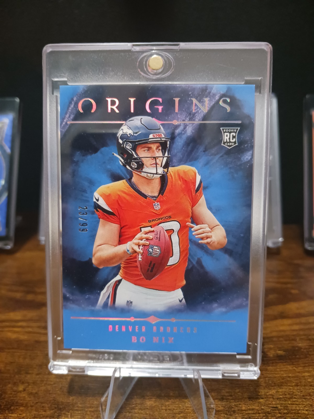 2024 Panini Origins - Rookies Bo Nix #149 Blue /99 (RC)