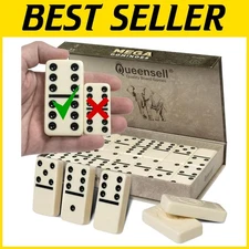 Large Dominoes Double 6 Classic Board Game - Mega Set
