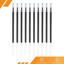 50Pcs 130mm Ballpoint Pen Refill 0.5mm Needle Tip Black Gel Ink Pen Refill