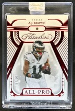 2024 Panini Flawless A.J. Brown All-Pro Gem Ruby #/10 Eagles