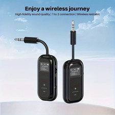 Universal Low Latency Bluetooth Audio Transmitter, aptX HD 3.5mm Adapter for TV