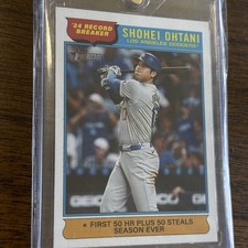 2025 Topps Heritage - Record Breakers 50/50 HR/Stolen Bases Shohei Ohtani #1