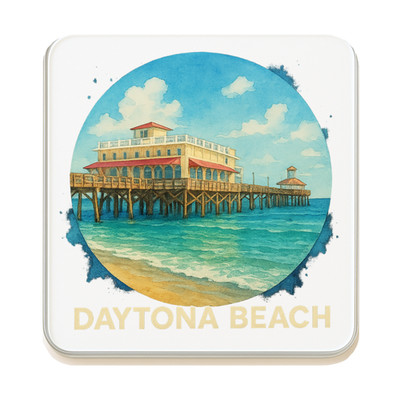 Daytona Beach, Florida USA Kühlschrankmagnet: Niedliches handgefertigtes Reise-Souvenir-Geschenk