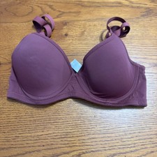 Unbranded Dark Red / Wine Padded Underwire Bra Size 75B / US Size 34B