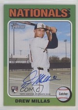 2024 Topps Heritage High Number Real One Auto Drew Millas #ROA-DM Auto 0m4r