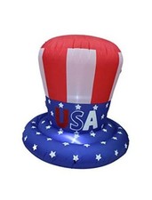 4 Foot Tall Patriotic Independence Day 4th of July Inflatable American Flag