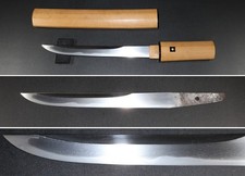 Japanese Sword Antique Tanto Shirasaya Kanetika 8.38 in From Japan Katana