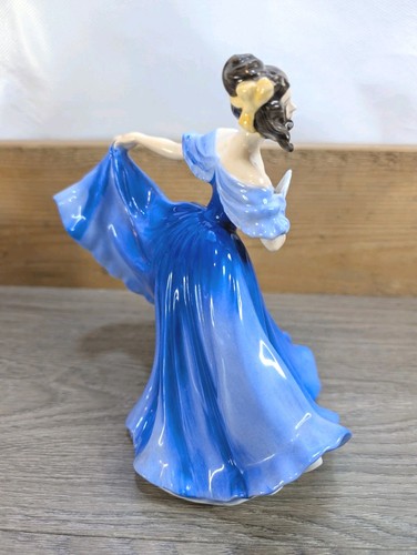 "ELAINE" 1979 Royal Doulton Lady Figurine (HN2791) Blue - 19cm Tall - Immaculate - Picture 4 of 10