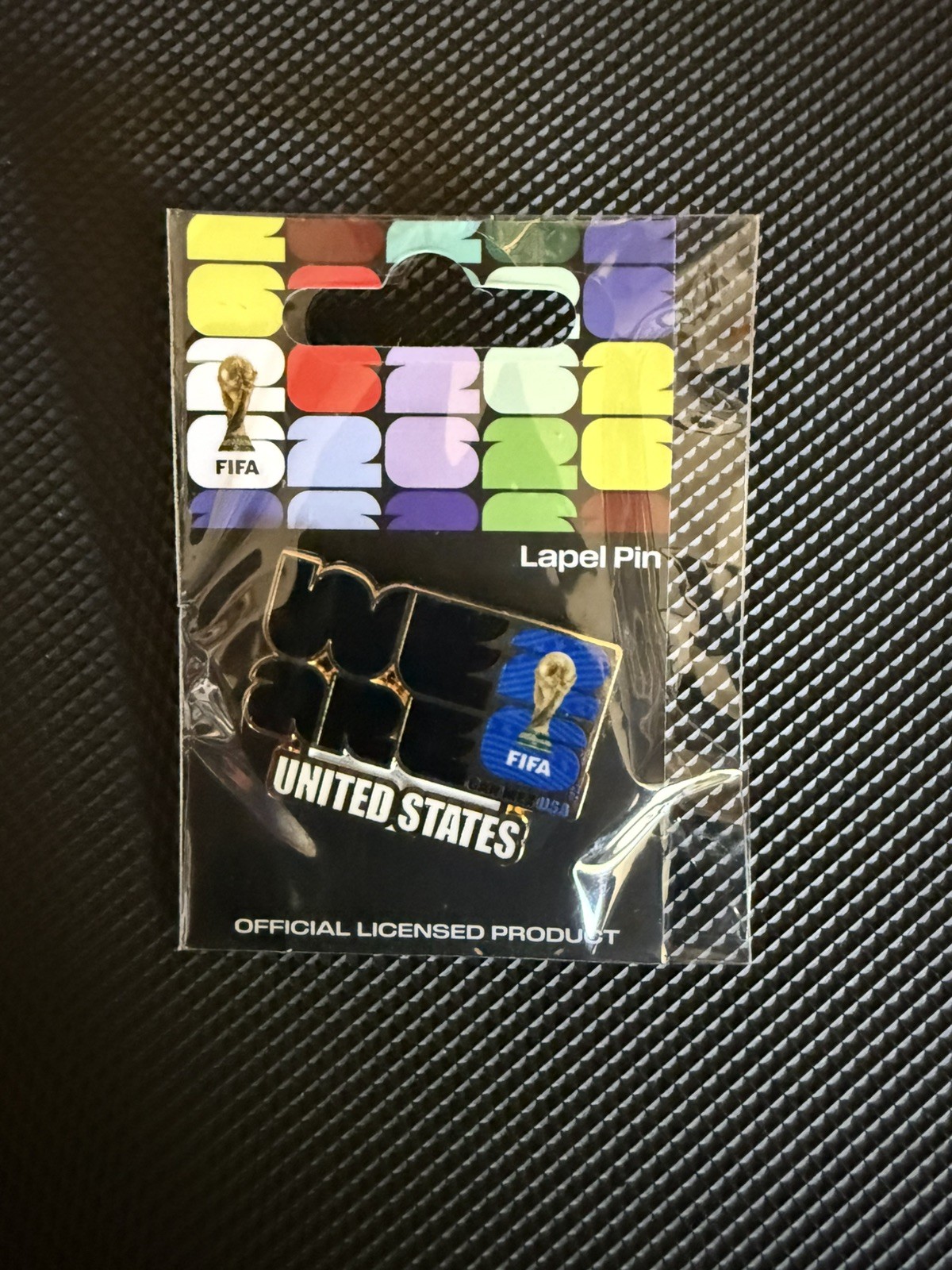 FIFA 2026 World Cup Souvenir Lapel Pin. FAST SHIPPING