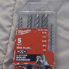 Milwaukee MX4 Solid Carbide SDS Plus Drill Bi...