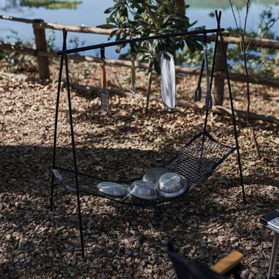 Für Honeycomb Style hängendes Aufbewahrungsnetz für Outdoor Camping Auto Koff