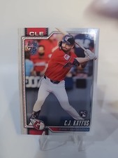 C.J. Kayfus 2026 Topps Series 1 #35 Cleveland Guardians RC