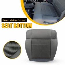 Fit 2007-2010 Wrangler Jeep Gray Front Driver Bottom Cloth Seat Cover Interior