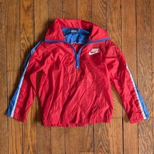 Kids Vintage Nike 80s Nike Small 4 Blue Tag Windbreaker Jacket