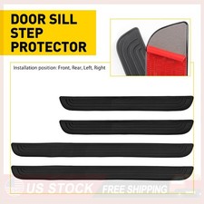 4pcs Rubber For Subaru Accessories Car Door Sill Step Protector Cover Sticker 4pcs Rubber For Subaru Accessories Car Door Sill Step Protector Cover Sticker