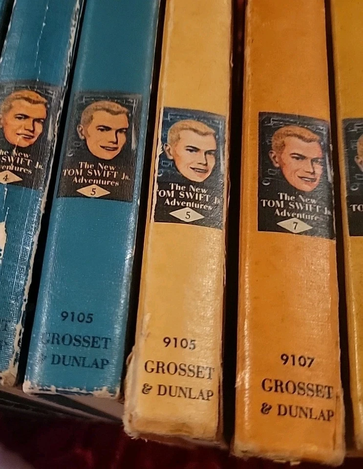 Vintage Tom Swift Jr. Book Lot of 12 Victor Appleton Science Adventure 1954-59 - Image 4 of 4
