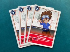 Tai Kamiya ST1-12 Playset Starter Deck Gaia Red Digimon Card Game x4