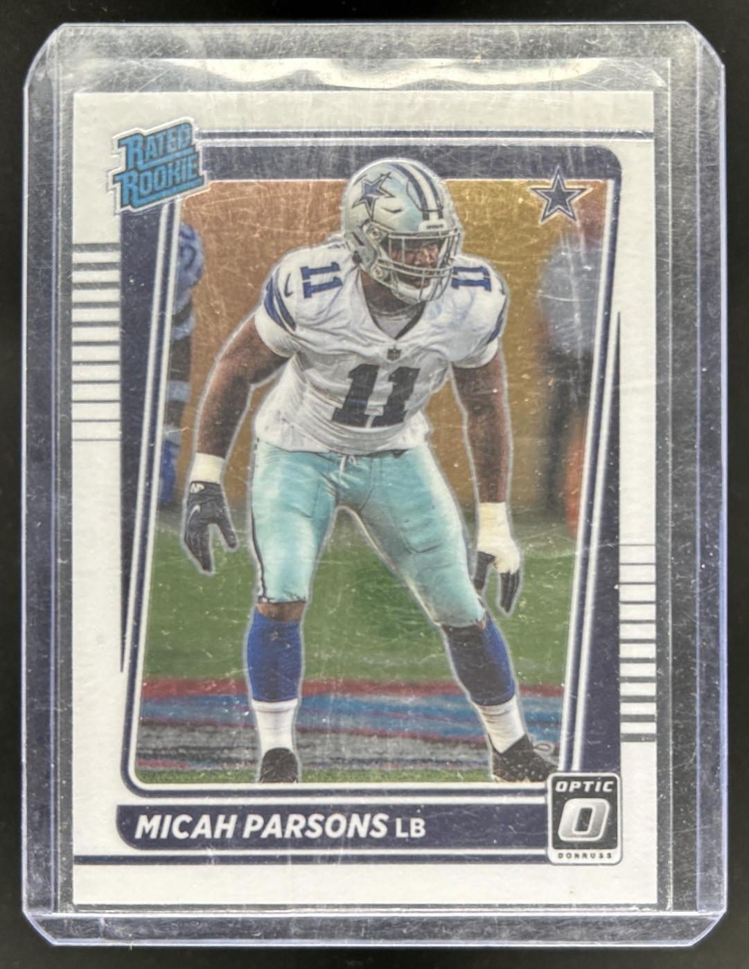 2021 Panini Donruss Optic Micah Parsons RC Rated #245 Cowboys Rookie