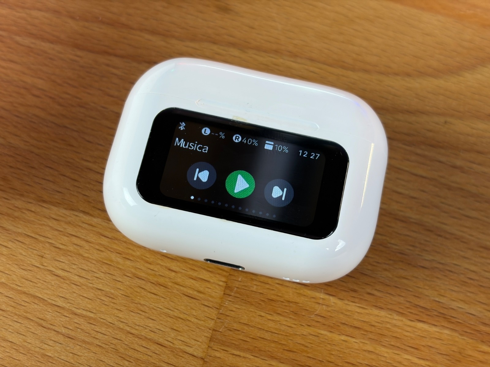Auricolari TWS A9 Pro ANC Display Touch Bluetooth 5.4 Usato foto 6