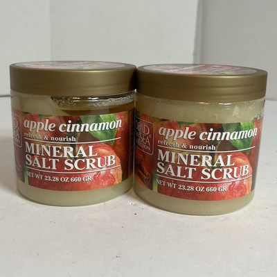 Dead Sea Collection Apple Cinnamon Body Scrub Dead Sea Salt 23.28 oz