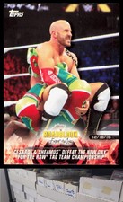 2018 Topps WWE Road To Wrestlemania #8 Cesaro & Sheamus Tag Team - CA