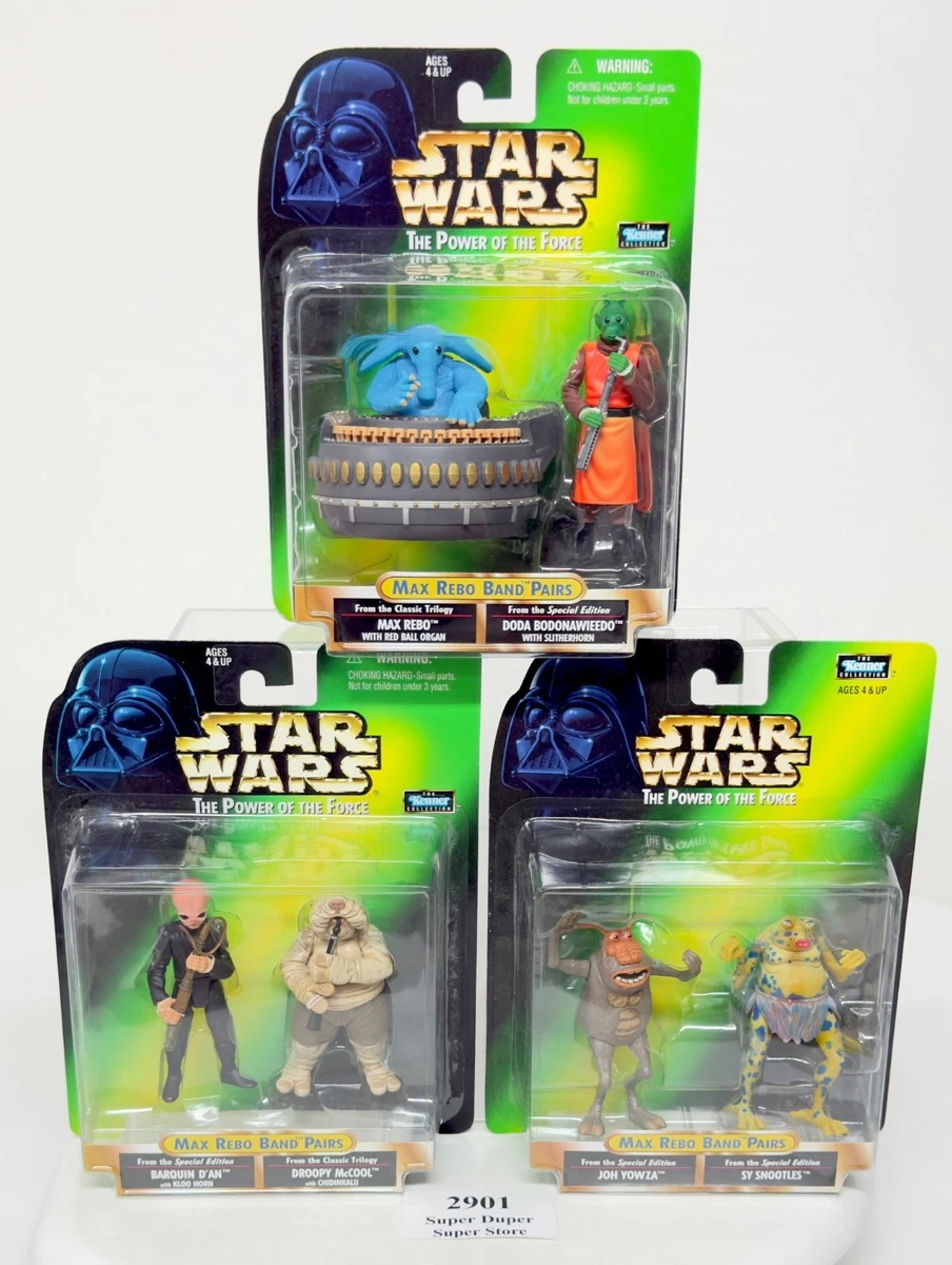 スターウォーズ【MAX REBO BAND】未開封3個セット！☆kenner Star Wars (The Power of the Force) - Kenner - Set of 3 Max Rebo