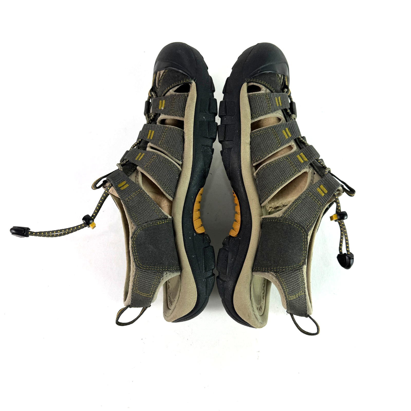 Sandali impermeabili Keen Newport H2 punta chiusa grigio marrone 1008399 uomo taglia 11 5