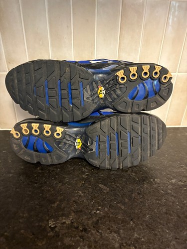 Nike Air Max Plus TN Premium Black Racer Blue FQ7331-001 Size 12 - Picture 6 of 6