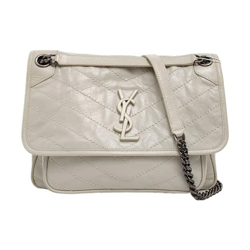 Yves Saint Laurent NIKI Crossbody bags Leather Beige Free Shipping | Duties Paid