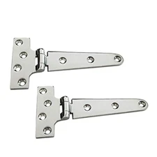 NRC&XRC Pair of 316 Stainless Steel Heavy Duty Marine Grade T Hinge 6(L)*3(W)