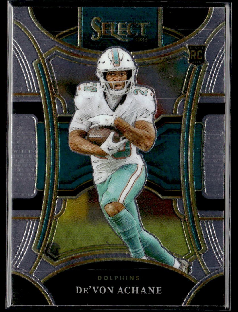 2023 Panini Select DE’VON ACHANE #459 Suite Level Miami Dolphins RC