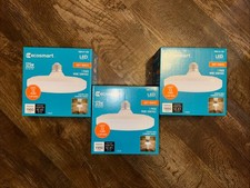 3 Pack - EcoSmart Wide Surface LED Light Bulb Soft White Non-Dimmable 125W