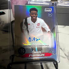 Omari Forson Man Stadium Club Chrome UCL 2023/24 Auto